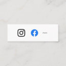 Search for social media business cards Simple