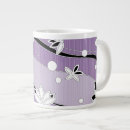 Search for purple and white flowers mugs Modern