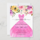 Search for pink glitter invitations Floral