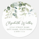Search for round wedding return address labels Pretty