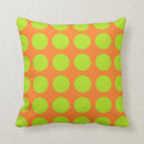 Search for lime green and orange cushions Abstract
