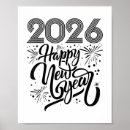 Search for happy new year posters Fireworks