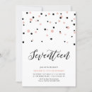 Search for girls 17th birthday invitations Seventeen