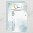 Search for word scramble games Boy baby shower