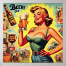 Search for vintage beer posters Bar