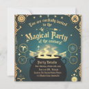 Search for magic halloween invitations Cauldron