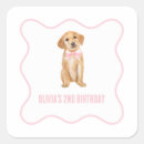 Search for golden retriever puppy stickers Birthday