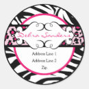 Search for hot pink black zebra stickers Chic