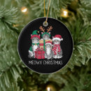 Search for cat lovers christmas tree decorations Santa