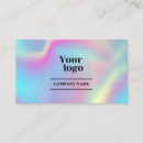 Search for holographic business cards Trendy hologram