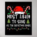 Search for christmas song posters Sing