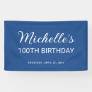 Search for 100th birthday banners Elegant