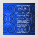 Search for sapphire wedding invitations Vintage