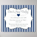 Search for boy baby shower games Don't say baby