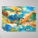 Search for koi fish pond painting posters Graceful
