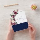 Search for burgundy and navy wedding invitations Qr code