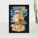 Search for surfer christmas cards Tropical