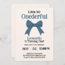 Search for blue mr onederful invitations Baby boy