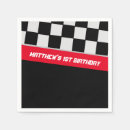 Search for red and black napkins Birthday