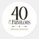 Search for forty and fabulous stickers Elegant