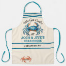 Search for seafood restaurant aprons Crab