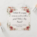 Search for mothers day celebration invitations Mother's day brunch
