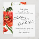 Search for poppies wedding invitations Modern