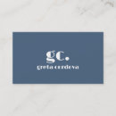 Search for 2 initials business cards Modern