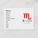 Search for horoscope business cards Astrology