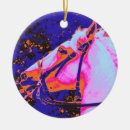Search for white horse christmas tree decorations Farm animals