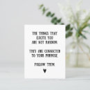 Search for excitement postcards Black and white