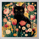 Search for art nouveau cat posters Floral