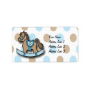 Search for rocking horse return address labels Boy