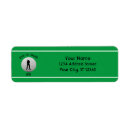Search for golf ball return address labels For him