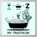 Search for triathlon posters Funny