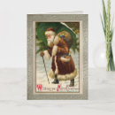Search for vintage santa christmas cards Winter