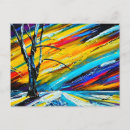 Search for winter painting postcards Colourful