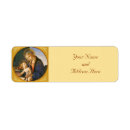 Search for madonna and child return address labels Christian