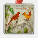 Search for female cardinal christmas tree decorations Snow