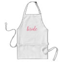 Search for bridal party aprons Bride