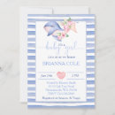 Search for whale baby girl shower invitations Under the sea