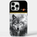 Search for night forest iphone cases Wolf