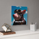 Search for cute flying pig art Funny