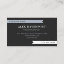 Search for charcoal business cards Masculine