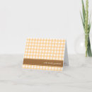 Search for orange gingham cards Brown