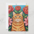 Search for folk flowers postcards Cat