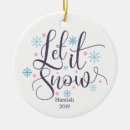 Search for let it snow christmas tree decorations Winter