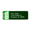 Search for mugs return address labels Green