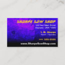 Search for saw blade business cards Carpenter