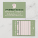 Search for for psychologist appointment cards Customer